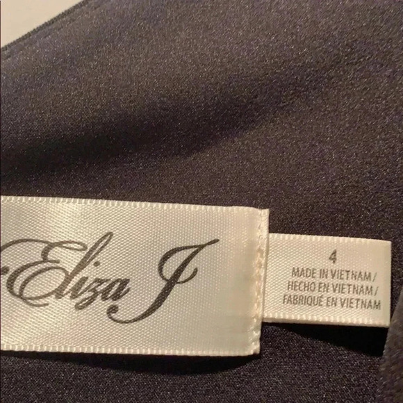 Eliza J Black One-Shoulder Dress Women’s Size 4 NWT - Picture 3 of 6